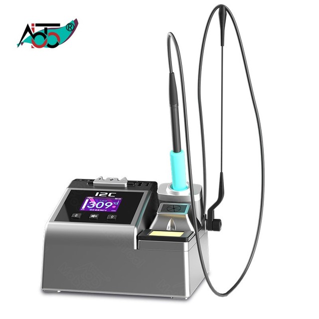 i2C 2SDN DC Type Electric Chrome Iron Cellphone Mother Board Precision Spot Welding Repair Machine Micro SMD Soldering Station