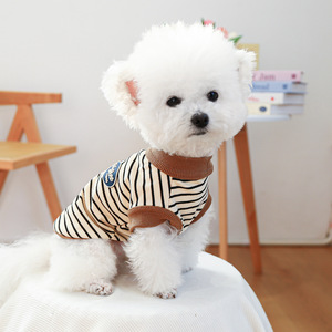 <strong>Pet</strong> Accessories Apparel Wholesale <strong>Dog</strong> Clothes Heart-shaped Striped Cute Shirts Retro <strong>Vest</strong> <strong>Pet</strong> Clothes for <strong>Small</strong> <strong>Dogs</strong> - Product Image 6