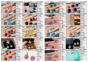 Conjunto de Joyas de Esmeralda, Joyas 2026, Conjunto de Joyas para Niña, Joyas de Uso Diario, Laminado en Oro de 14k, Conjunto de Joyas de Perlas de Agua Dulce - Product Image 5