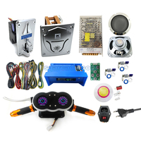 Super simulateur de moto kit de bricolage manette d'arcade pour enfants pour jeu de course à pièces