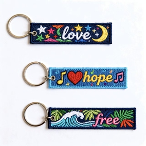 Cadeau promotionnel personnalisé, impression par transfert thermique, porte-clés réglable en acier inoxydable, <span class=keywords><strong>pas</strong></span> <span class=keywords><strong>cher</strong></span>, étiquette de <span class=keywords><strong>vol</strong></span> amovible, étiquette de jet - Product Image 3