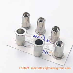 <span class=keywords><strong>Tuercas</strong></span> <span class=keywords><strong>Remachables</strong></span> MALAXY M3 M8, Acero Inoxidable, M6 Pequeñas, 90 Unidades, Cabeza Plana Avellanada, Rosca Tubular Hexagonal, Remache Moleteado - Product Image 2