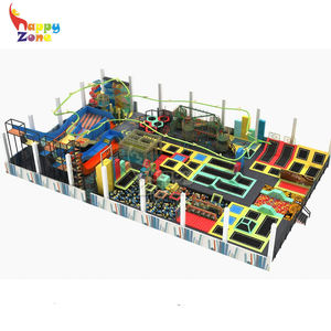 Équipement de parc de trampolines professionnel personnalisé avec murs de mousse, fosse de mousse et parcours Ninja pour gymnases et centres de <span class=keywords><strong>fitness</strong></span> - Product Image 3