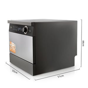 Lave-vaisselle compact RAF R.33000, 6 couverts, 1360W à <span class=keywords><strong>1610W</strong></span>, séchage, stérilisation, lavage intensif rapide ECO pour usage domestique et cuisine - Product Image 6