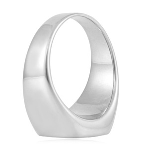 yunnique Men's Geometric <b>Titanium</b> Steel <b>Ring</b> Black Epoxy Inlay Fashion Jewelry Gift - Product Image 3