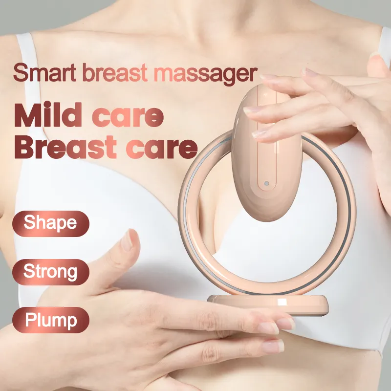 Vibrador para massagem de seios, dispositivo anti-embaçante para aumento de peito, sutiã sem fio, massageador