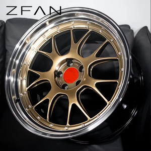Cerchi in Alluminio Forgiato Lucidato ZFAN OEM a 2 Pezzi 17-26" Concavi Profondi 5x112/114.3/120 PCD Compatibilità Universale per M3/M4 e Audi - Product Image 1