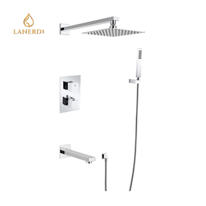 Mezclador de lluvia termostático de cromo, conjunto de <span class=keywords><strong>ducha</strong></span>, <span class=keywords><strong>Grifo</strong></span> de <span class=keywords><strong>ducha</strong></span> - Product Image 6