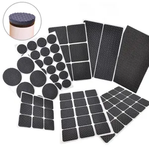 Customized Black Mesh Silicone Gasket Non Slip Gasket Furniture Electrical Silent Shock Absorption Foot Pad Silicone Pad