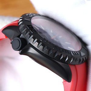 Montre Homme Automatique MINUTETIME SKX007 SKX009 NH70 Étanche avec Cadran Creux, Aiguilles Lumineuses et Mouvement Éclair, Rouge - Product Image 5