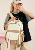 Mochila Escolar de Diseño Nuevo con Gran Capacidad Multiusos para Laptop, Viajes, Negocios, Mujeres, con Logotipo Personalizado