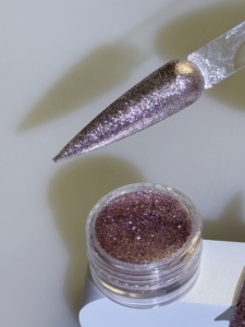 Poudre de pigment à effet spécial GUANZUN, couleur personnalisée, pour nail art, paillettes holographiques, design de manucure, particules scintillantes - Product Image 4
