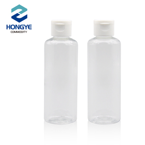 Redonda <span class=keywords><strong>de</strong></span> 150 ml <span class=keywords><strong>de</strong></span> <span class=keywords><strong>reciclaje</strong></span> <span class=keywords><strong>de</strong></span> plástico transparente botellas <span class=keywords><strong>de</strong></span> <span class=keywords><strong>PET</strong></span> con tapa Flip Top para cosméticos - Product Image 6