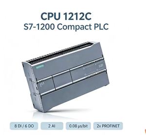 ซีพียู S7-1200แบบ SIMATIC 1212C ซีพียูขนาดกะทัดรัดพร้อมออนบอร์ด8 Di 24 V DC 6 DO 24 V DC 2 AI 0-10 V DC สำหรับอุตสาหกรรม - Product Image 1