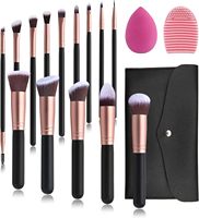 Ensemble de pinceaux de maquillage de luxe avec sac pinceaux de maquillage professionnels pinceaux de maquillage de haute qualité avec sac de transport