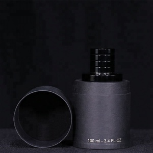 Wholesale New Design Luxury Cylinder 30ml 50ml 100ml Color Coating Magnetic Cap <strong>Spray</strong> Black Glass <strong>Perfume</strong> <strong>Bottle</strong> - Product Image 2