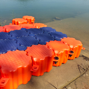 Wholesale HDPE <strong>Floating</strong> <strong>Blocks</strong> Durable <strong>Floating</strong> <strong>Dock</strong> <strong>Floating</strong> Bridge Walkway Platform Plastic Pontoon Cubes IALA Certified UV - Product Image 2