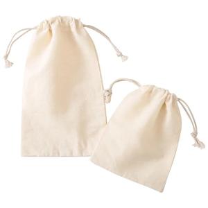 Pochette en mousseline naturelle écologique avec logo personnalisé imprimé, sac en <span class=keywords><strong>coton</strong></span> biologique pour cadeaux, <span class=keywords><strong>café</strong></span>, thé, pain, avec cordon de serrage, sac anti-poussière en mousseline - Product Image 1