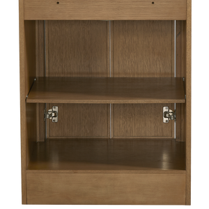 Bathroom <b>Vanity</b> Floor <b>Standing</b> Framed <b>Mirror</b> Modern Design Eco-Friendly Made in Vietnam Medium Brown Oak Wood Bathroom Cabinet - Product Image 5