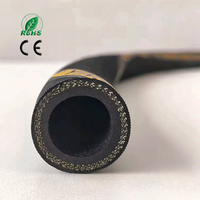 Tuyau de sablage industriel 1-1/4 pouce 32 mm en caoutchouc renforcé haute résistance à l'usure pour le sablage par projection sur chantier