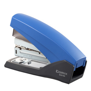 Engrapadora Comix B3016N, Tamaño Mini, Color Azul, Plástico, Uso de Oficina - Product Image 1