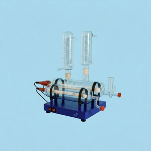 Unidad de Destilación Doble, Sistema de Purificación de Agua para Laboratorio, Aparato de Destilación de Vidrio de Alta Precisión para Uso en Laboratorio - Product Image 4
