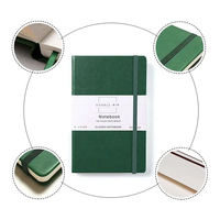 Planificateur en cuir Pu à couverture rigide avec Logo personnalisé A5 carnet de Sublimation personnalisable
