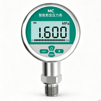 Digital Pressure Gauge, Shock-resistant Digital Pressure Controller, Stainless Steel Intelligent Pressure Gauge