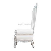 Chaises game of thrones blanches et argentées, pour mariage, de haute qualité