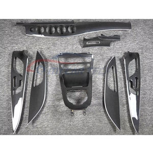 Pour <span class=keywords><strong>Mercedes</strong></span> Benz <span class=keywords><strong>CLS</strong></span> W257 2019 panneau de commande central porte de voiture panneau de garniture de remplacement en Fiber de carbone - Product Image 4