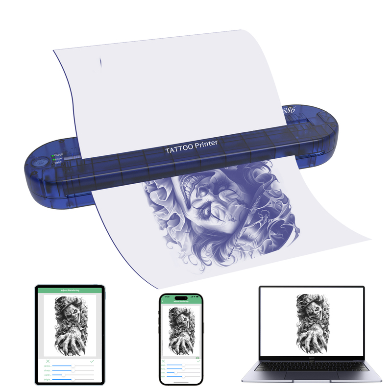 10pcs Disposable Tattoo Transfer Copy Paper