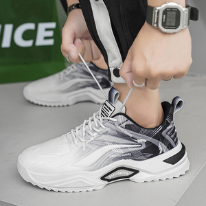 Zapatos Deportivos Casuales para Hombre, Estilo Deportivo, Parte Superior de Tela Transpirable con Suela de Goma Antideslizante para Todas las Temporadas - Product Image 6