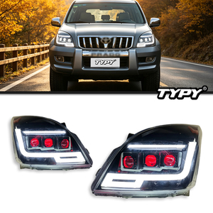 ชุดแปลงเลนส์ไฟหน้า LED สำหรับ Toyota Land Cruiser Prado ปี 2003-2009 พร้อมไฟวิ่งกลางวันและไฟเลี้ยวแบบ Sequential - Product Image 1