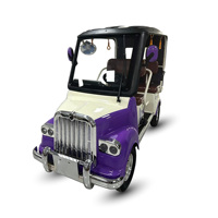 Voiturette de golf électrique vintage LSV à 4 roues avec caméra de recul, moteur 1000W, batterie 60V, 3-4 places, certifiée CE