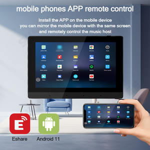 <span class=keywords><strong>Amplificador</strong></span> de Pared Inteligente para el Hogar de <span class=keywords><strong>7</strong></span> Pulgadas, 8x30W, Sistema de Audio Android 11, Panel de Control de Sonido Bluetooth, Reproductor de Música Estéreo WIFI - Product Image 3