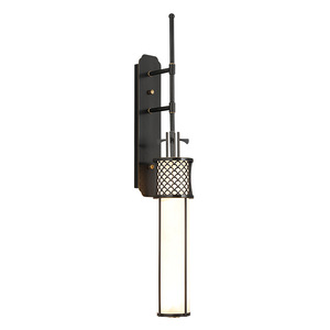 Chinese Style Wall Lamp Led E27 Switch Control For Villa Hotel <b>Corridor</b> Living Room Tea Room Long Pole Background <b>Lighting</b> - Product Image 5