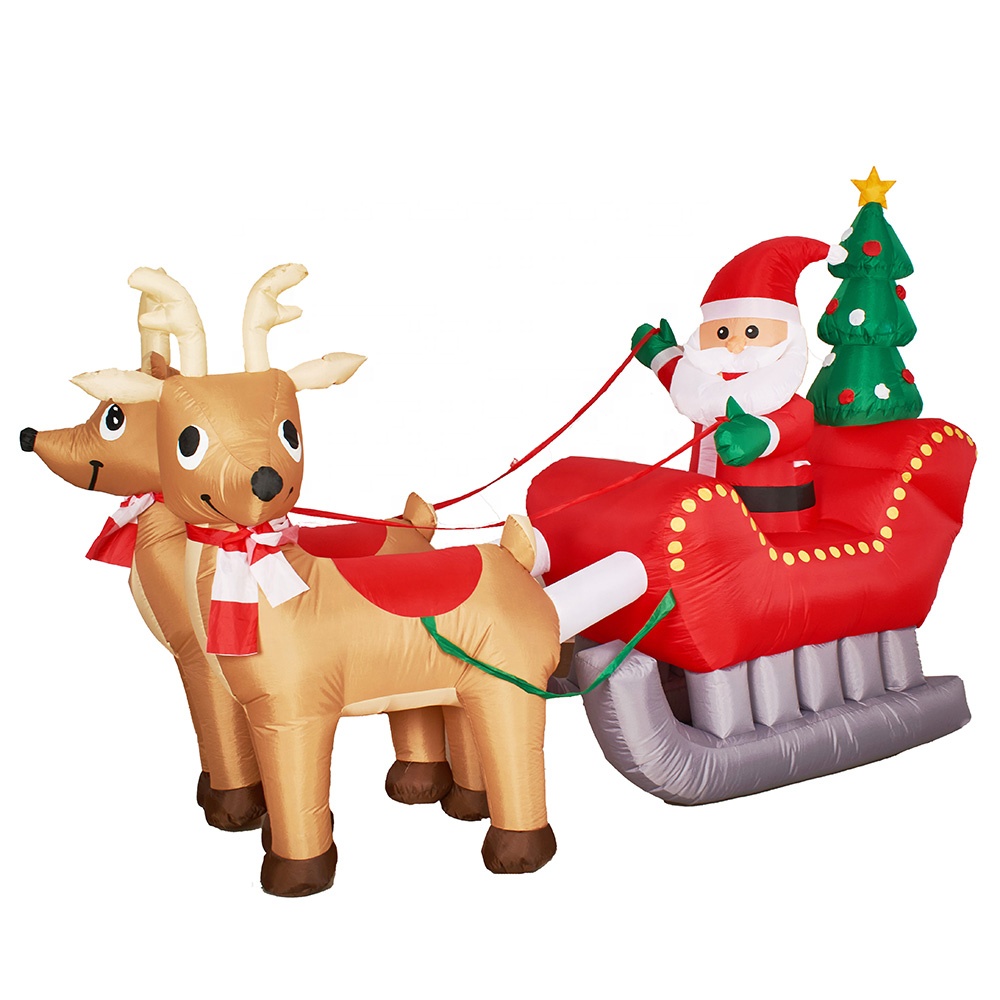 Santa con renos