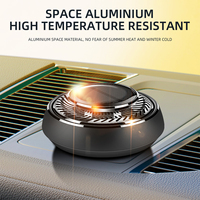 Nouvel Ornement de Tableau de Bord Rotatif Solaire Moderne et Solide, Désodorisant de Voiture avec Éclairage Ambiant, Décoration Intérieure et Parfum pour Voiture