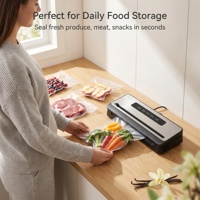Machine de mise sous vide multifonctionnelle légère et robuste pour la viande, usage commercial et domestique, pour le saumon
