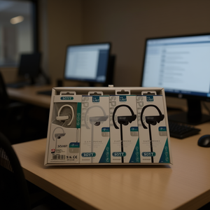 Casque auriculaire Soyt avec microphone 12U pour centre d'appels - Product Image 2