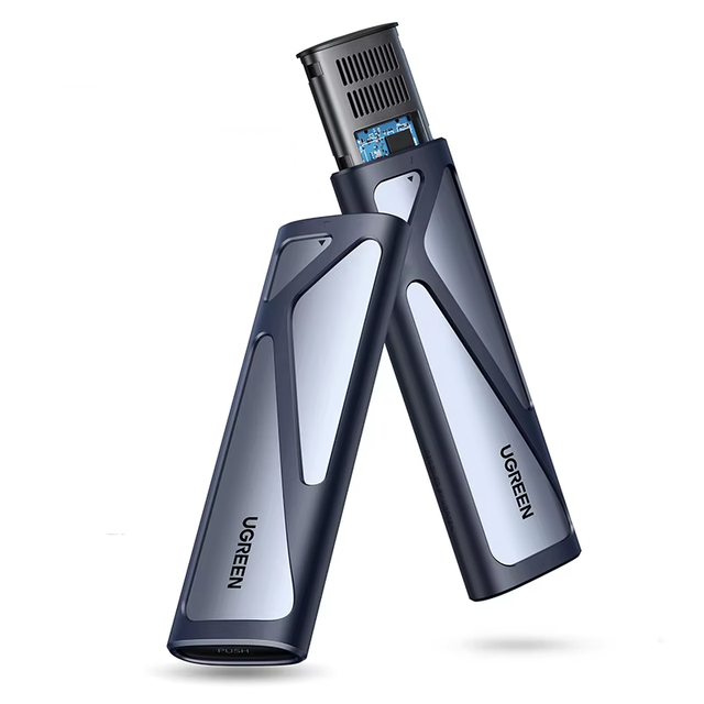 UGREEN SSD Enclosure Tool-Free USB-C External 10Gbps M.2 NVMe Adapter/Reader Supports M/M/B&B Keys Sizes 2230/2242/2260/2280