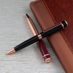 <span class=keywords><strong>Stylo</strong></span> à bille de luxe en acier inoxydable, vente en gros <span class=keywords><strong>d</strong></span>'usine, dessus carré, <span class=keywords><strong>plaqué</strong></span> <span class=keywords><strong>or</strong></span> rose, brillant, excellent <span class=keywords><strong>stylo</strong></span> à bille Bufan noir/bleu - Product Image 4