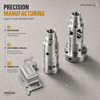 Diversas Piezas de Mecanizado CNC, Piezas de Acero Inoxidable y Aluminio para Mecanizado, Fresado y Torneado
