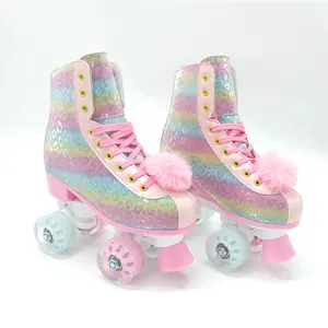 Fabbrica all'ingrosso di alta qualità quad roller skate adulto per bambini scarpe da skate a rotelle professionali più vendute