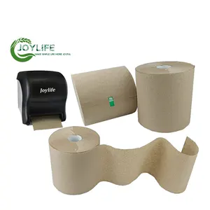 Carta per asciugamani personalizzata vendita diretta in fabbrica rotolo di carta igienica carta igienica polpa di bambù