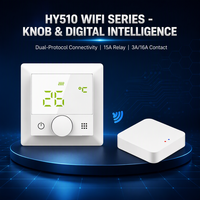 HY510 Wifi Bouton Numérique Thermostat Panneau Smart Room Température Contrôleur Programmable