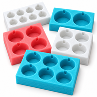 Insert en mousse EPE découpé sur mesure, couleur personnalisée, pour emballage de pots de cosmétiques, bouteilles et boîtes cadeaux – Vente en gros