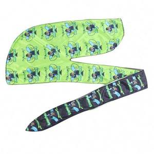 Customized Logo Silky <b>Durag</b> Multifunction Low MOQ Full Print Headcover for Men Women Outdoor Sports Custom OEM/ODM - Product Image 6