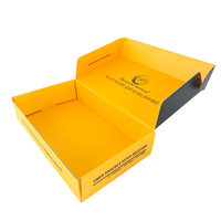 Boîtes d'expédition postales personnalisées en carton ondulé, écologiques, recyclables, avec logo, gaufrées et enduites UV