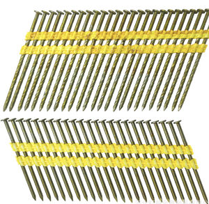 21 Graden Gepolijst Staal Plastic Strip Nagels Prikkeldraad Schacht Framing Nagels Ring Spiraal Geblokt Voor Spijker Pistool - Product Image 1